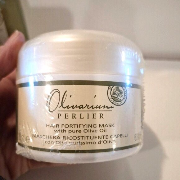 Olivarium Perlier Bath Lot 16.9 Bath Shower Cream Hair Mask 6.8 Hand 3.4 - Picture 9 of 12